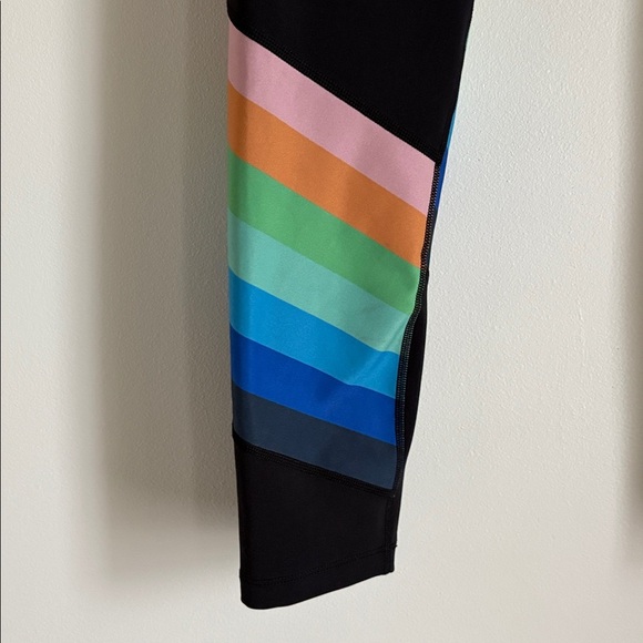 Free People FP Movement Rainbow Runner Legging High Rise in Black Size S - Picture 6 of 13